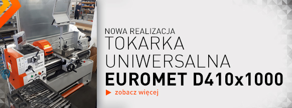 Tokarka uniwersalna - EUROMET D410x1000