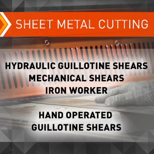 Sheet metal cutting