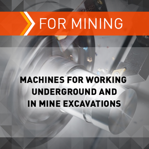 Machine tools for work in the mine